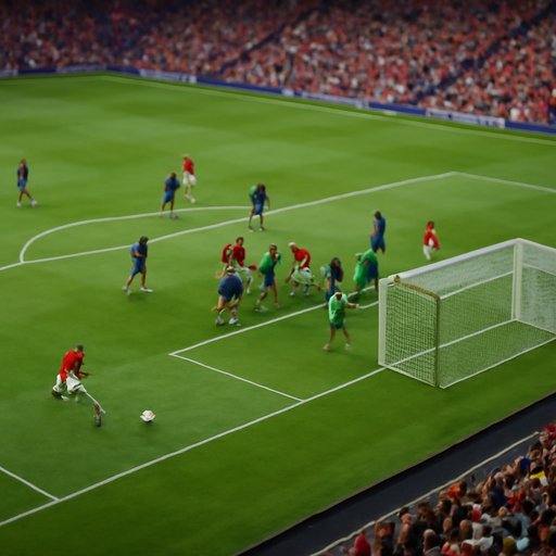 tk11 corner kick on the football pitch