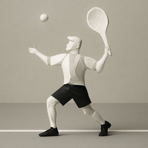 tk11 serving moment on the tennis court