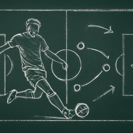 tk11 footballer taking a shot pose